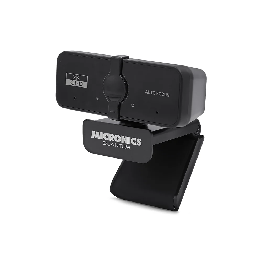 Cámara Web HD Micronics Quantum + Trípode 1440QHD Cámara Web Lente 2P2G MIC W700