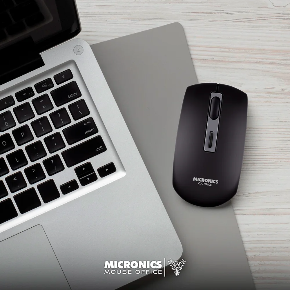 Mouse Inalámbrico Bluetooth Micronics Caprice M713 Rojo: Recargable
