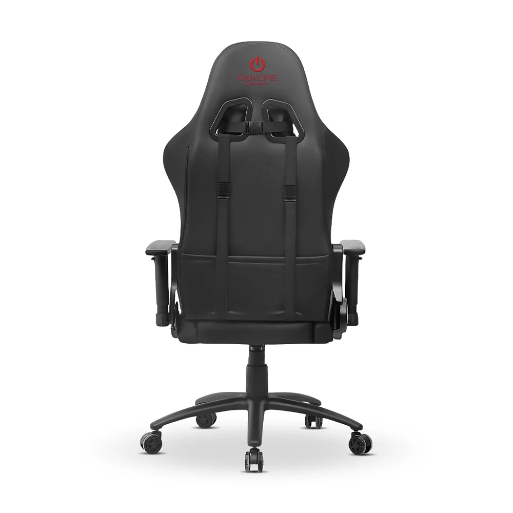 Silla Gamer Ergonómica Enkore Brain+ Red Silla Gamer 2D + RGB ENC GC1004V+RGB Color Rojo