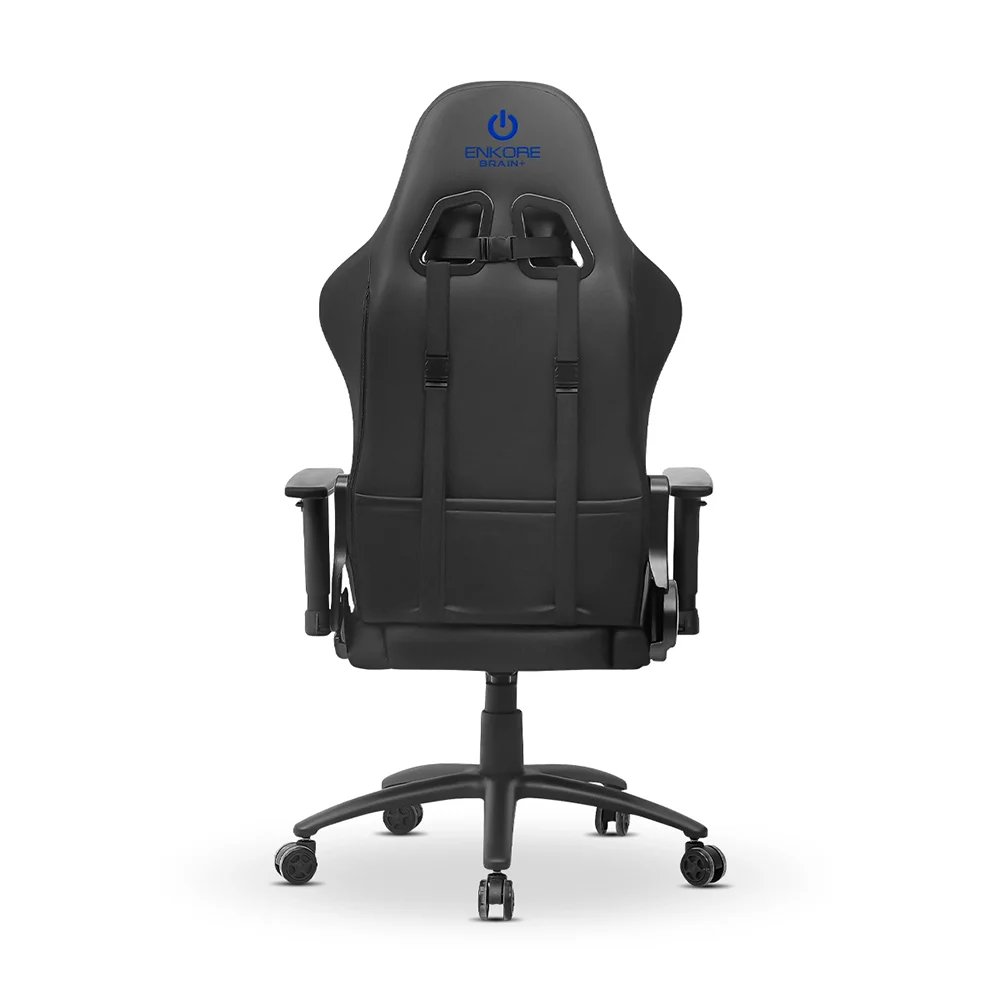 Silla Gamer Ergonómica Enkore Brain+ Blue Silla Gamer 2D + RGB ENC GC1004V+RGB Color Azul