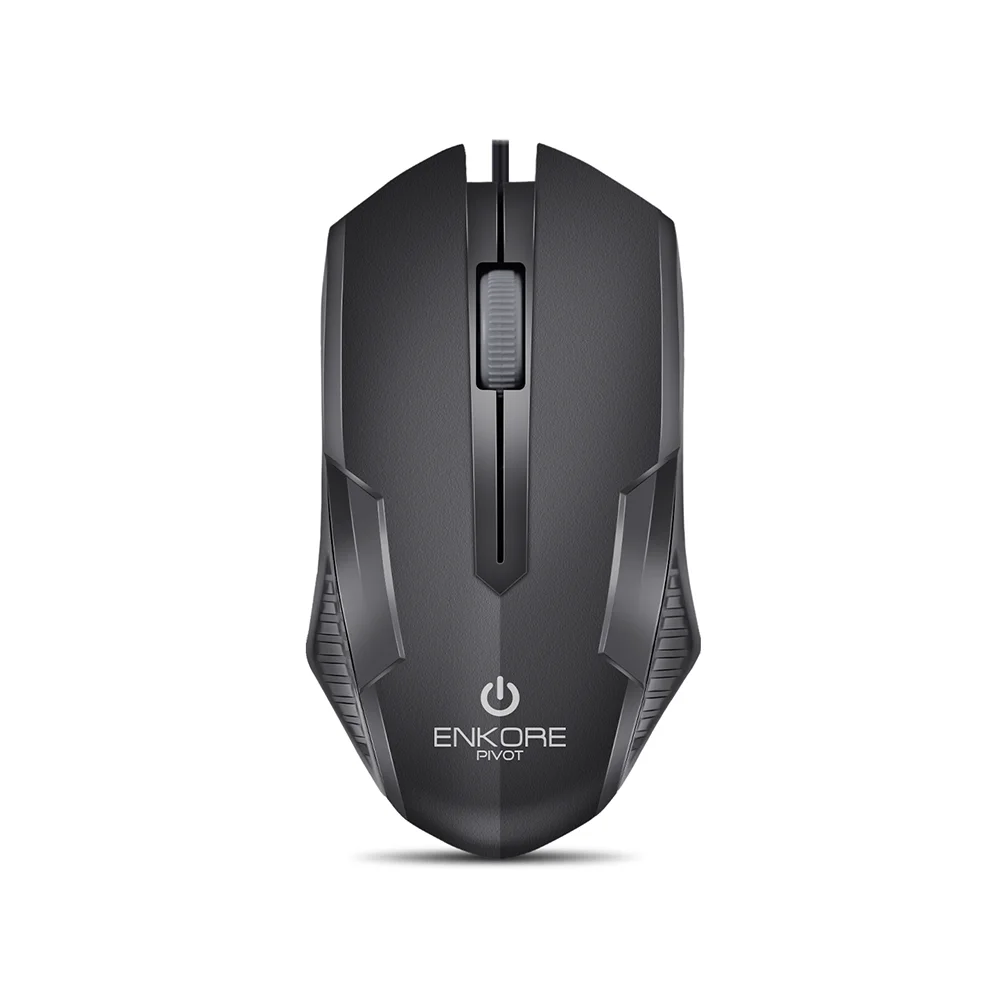 Mouse Óptico USB Enkore Pivot Blister EKM105 con Conexión USB