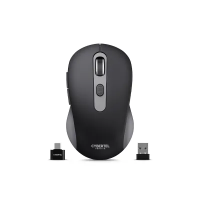 Mouse Inalámbrico Bluetooth Cybertel Vertice M709 Gris: Recargable