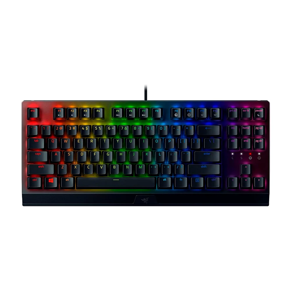 Teclado Mecánico Razer BlackWidow V3 TKL Switch Amarillo Inglés Negro - RZ03-03491800-R3M1