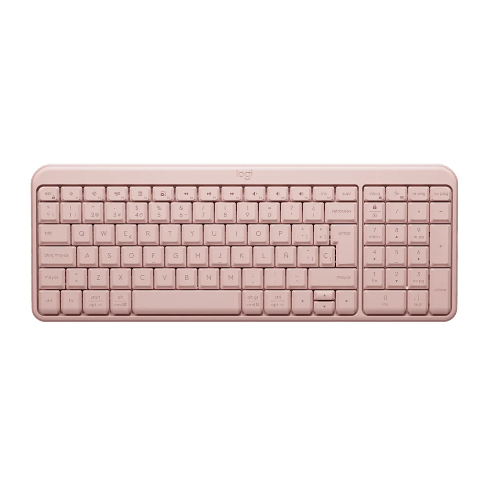 Teclado Logitech K250 Bluetooth Español Rosa - 920-013447