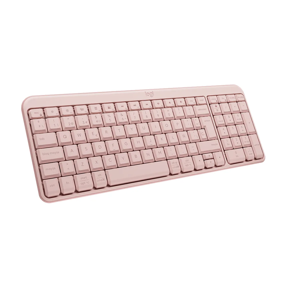 Teclado Logitech K250 Bluetooth Español Rosa - 920-013447