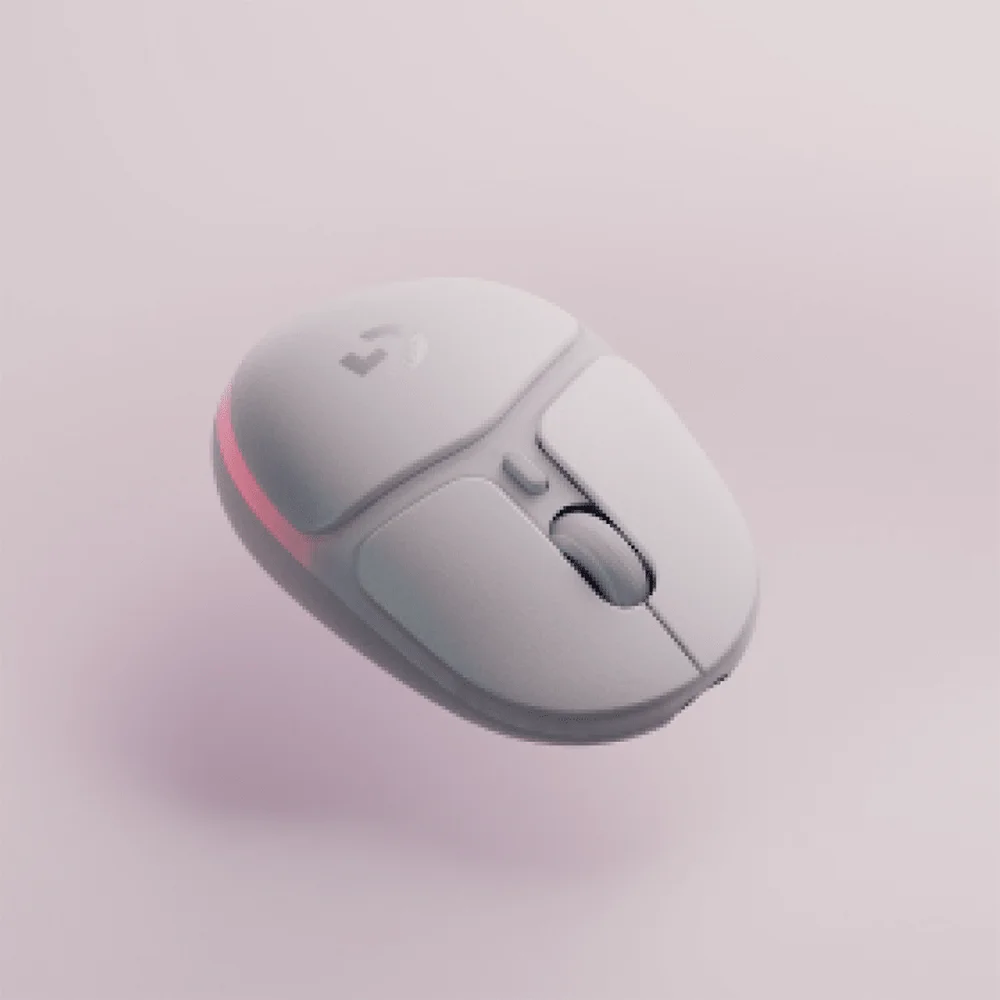 Mouse Logitech G G705 Lightspeed Inalámbrico Blanco - 910-006366