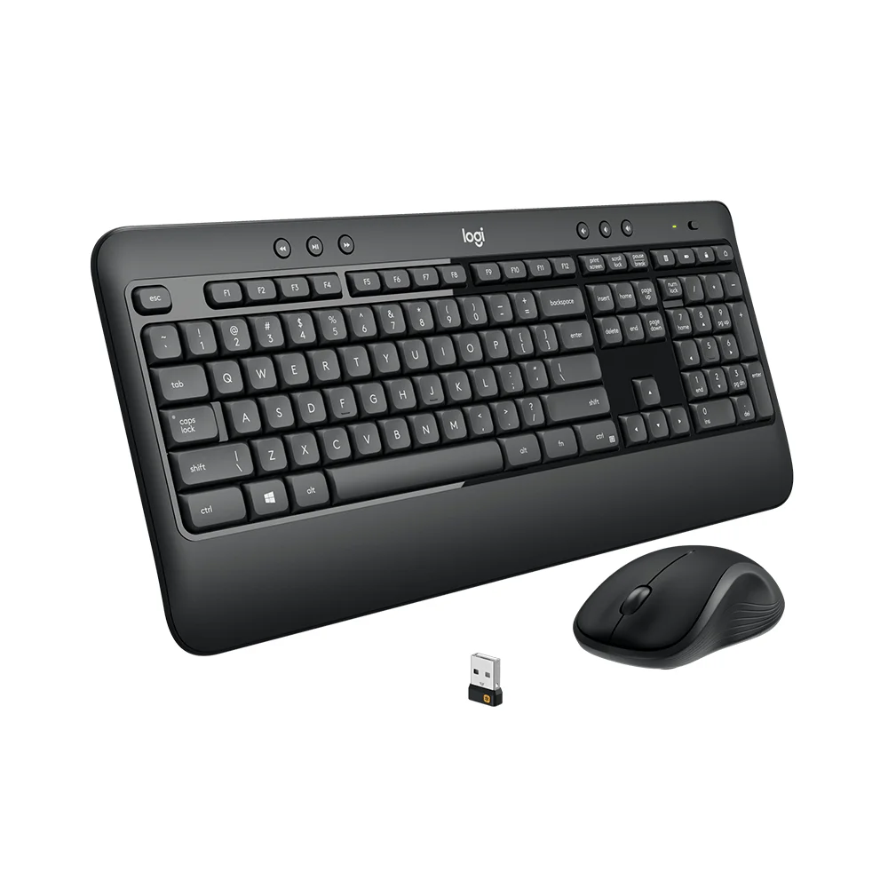 Combo de Teclado y Mouse Logitech MK540 Inalámbrico Negro - 920-008673