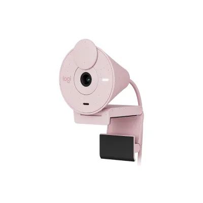 Cámara Web Logitech Brio 300 FHD 1080p USB-C Rosa - 960-001446