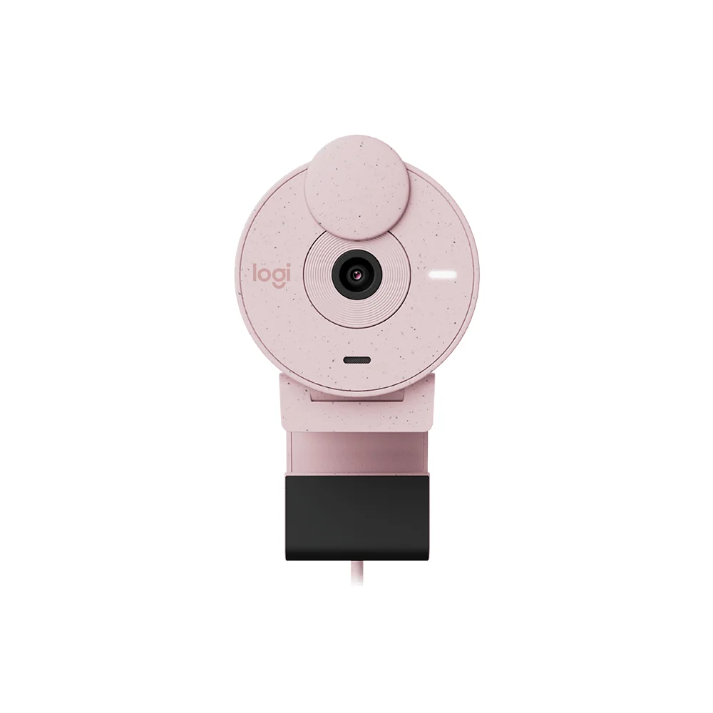 Cámara Web Logitech Brio 300 FHD 1080p USB-C Rosa - 960-001446