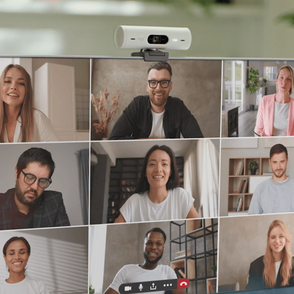 Cámara Web Logitech Brio 500 FHD 1080p USB-C Blanco - 960-001426