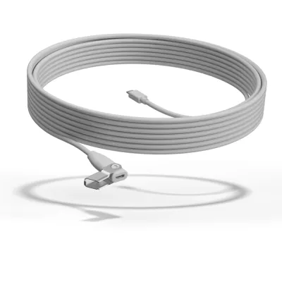 Cable de Extensión para Micrófono Logitech Rally 10m Blanco - 952-000047