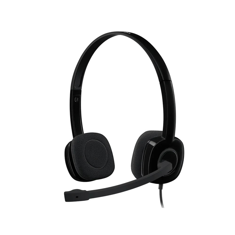 Audífono con Micrófono Logitech H151 Estéreo Negro - 981-000587