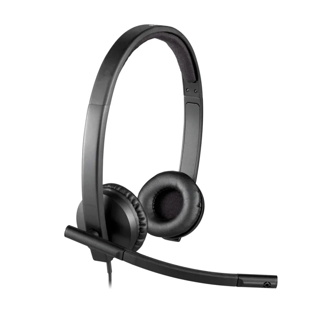 Audífono con Micrófono Logitech H570e USB Estéreo Negro - 981-000574