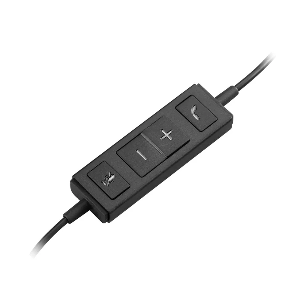 Audífono con Micrófono Logitech H570e USB Estéreo Negro - 981-000574