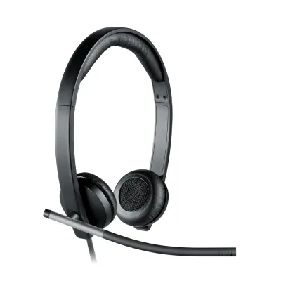 Audífono con Micrófono Logitech H650e USB Estéreo Negro - 981-000518