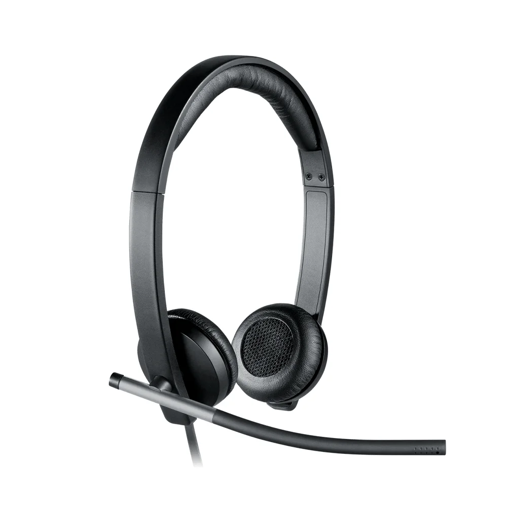 Audífono con Micrófono Logitech H650e USB Estéreo Negro - 981-000518