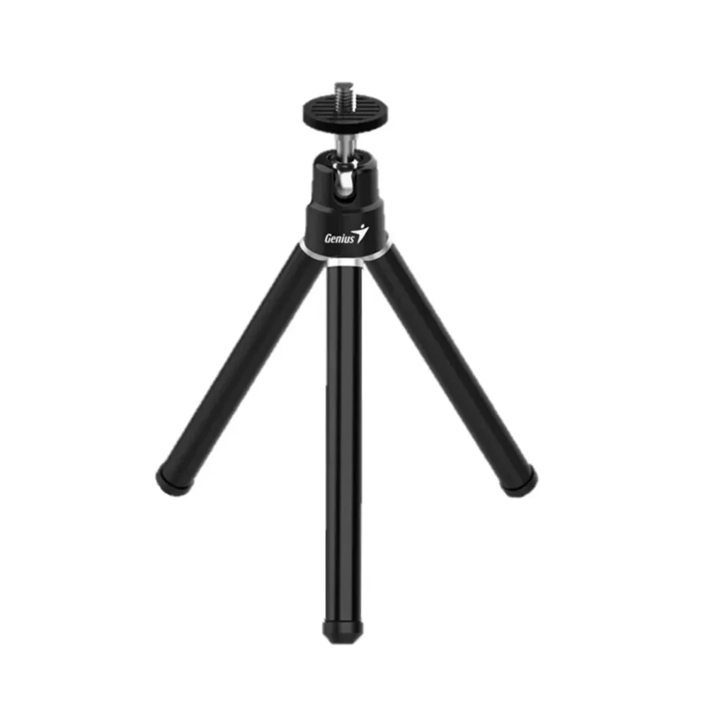 Trípode para Cámara Web Genius 25.1 cm Negro y Plata - 31250016400