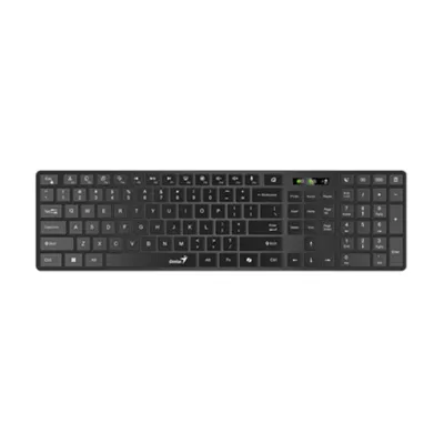 Teclado Genius SlimStar 7250BT Inalámbrico y Bluetooth Español Negro - 31320004407