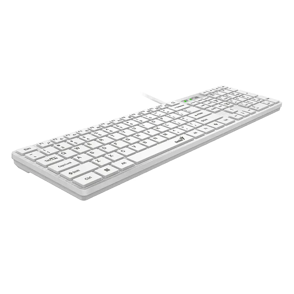 Teclado Genius SlimStar 126 USB Español Blanco - 31310017409