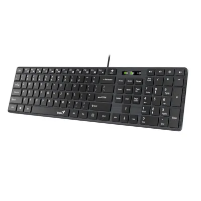 Teclado Genius SlimStar 126 USB Español Negro - 31310017401