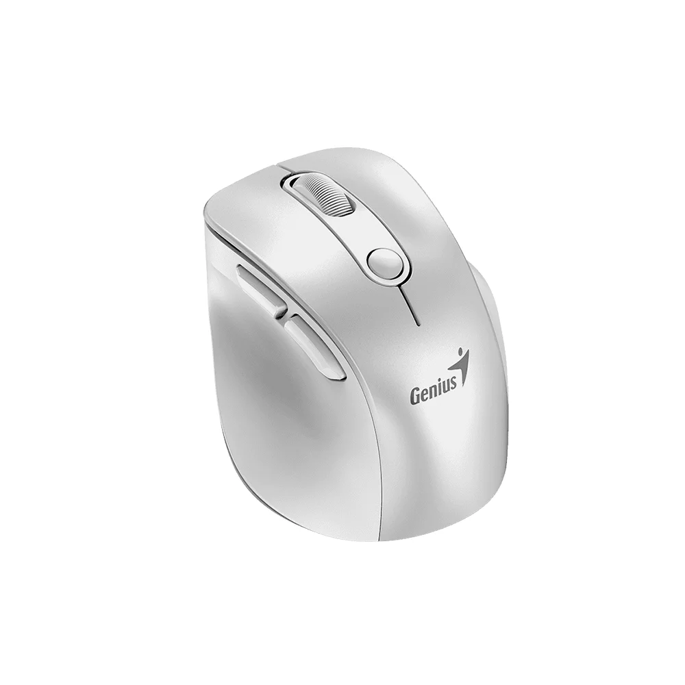 Mouse Genius Ergo 9000S Pro Inalámbrico y Bluetooth Blanco Perla - 31030039400