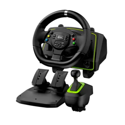 Volante y Pedales de Carreras Genius GX Speed Master X2 para PC y PS4 Negro - 31620002400