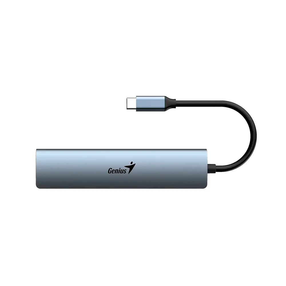 Hub USB-C Genius UH-545 Gigabit Ethernet Negro - 31240004400