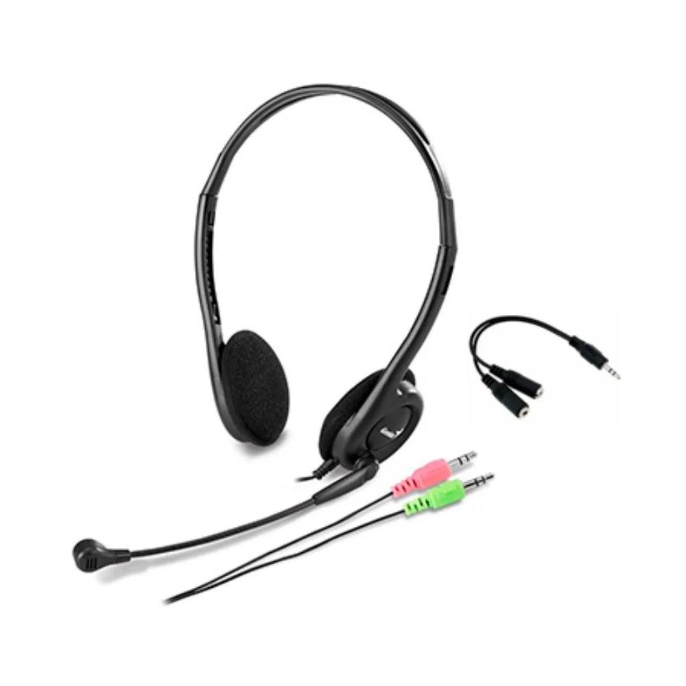 Audífono con Micrófono Genius HS-200C Negro - 31710151104