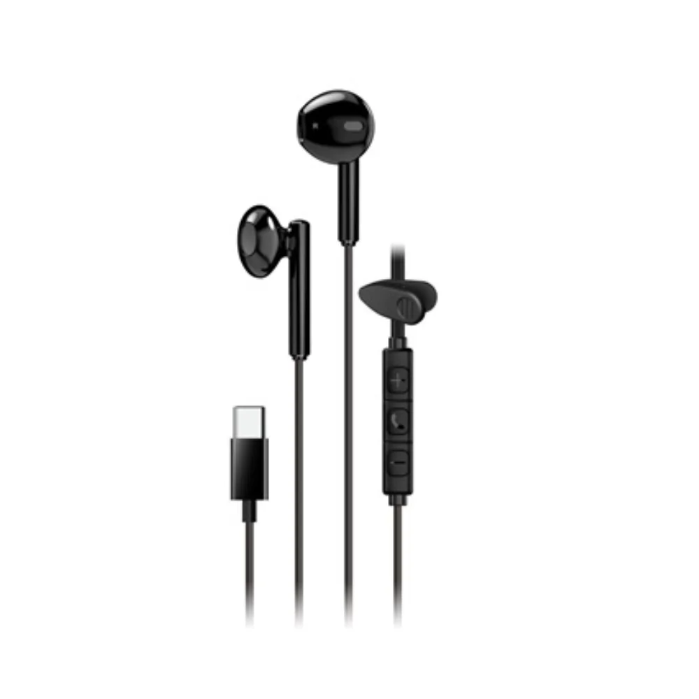 Audífono con Micrófono Genius HS-M366 USB-C Negro - 31710033400
