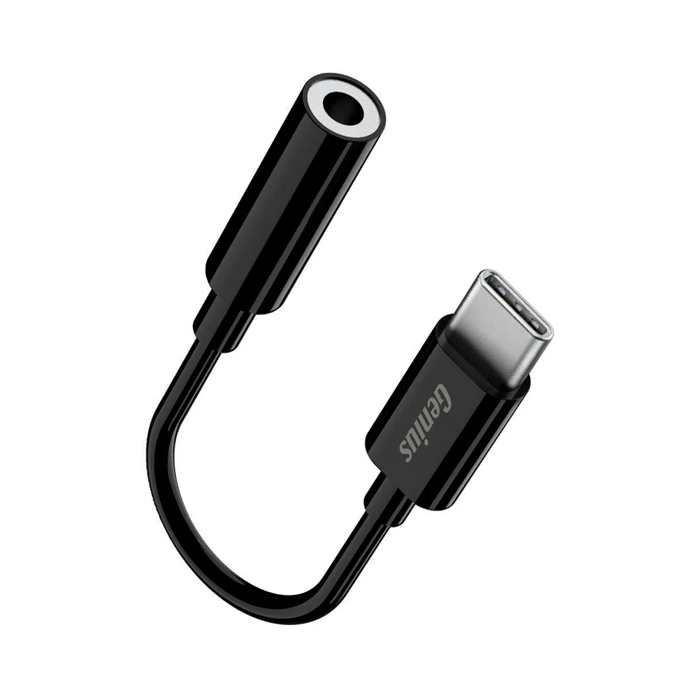 Adaptador USB-C a Jack 3.5mm Genius ACC-C100 Negro - 32590012400