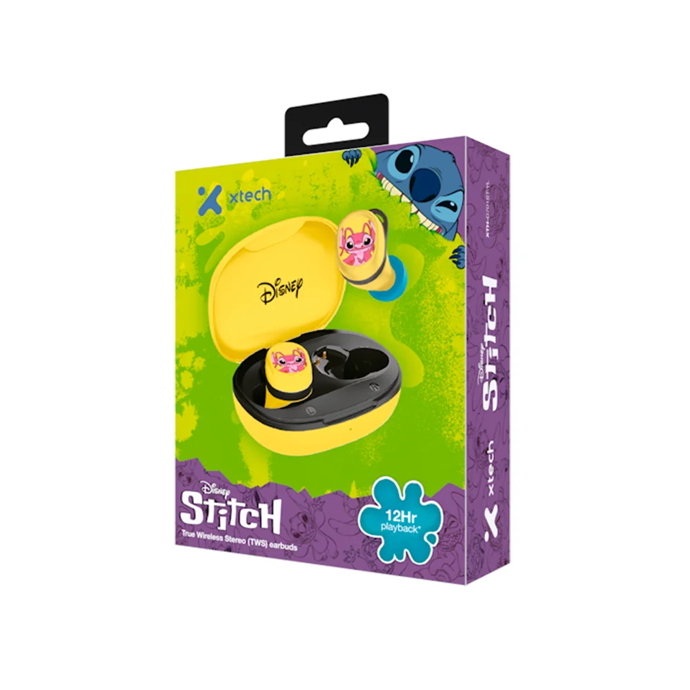 Audífono con Micrófono Xtech Stitch Bluetooth Amarillo - XTH-D701ST-YL