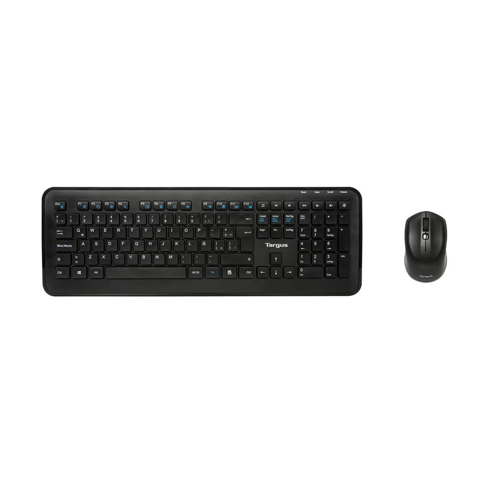 Combo de Teclado y Mouse Targus KM610 Inalámbrico Negro - AKM610ESLP