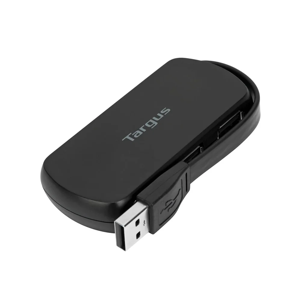 Hub USB Targus de 4 Puertos USB-A 2.0 Negro - ACH114LP