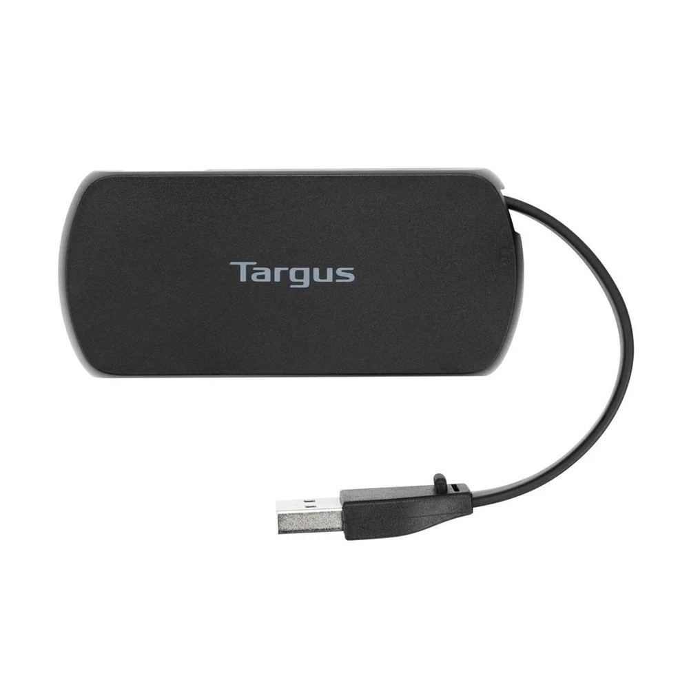 Hub USB Targus de 4 Puertos USB-A 2.0 Negro - ACH114LP