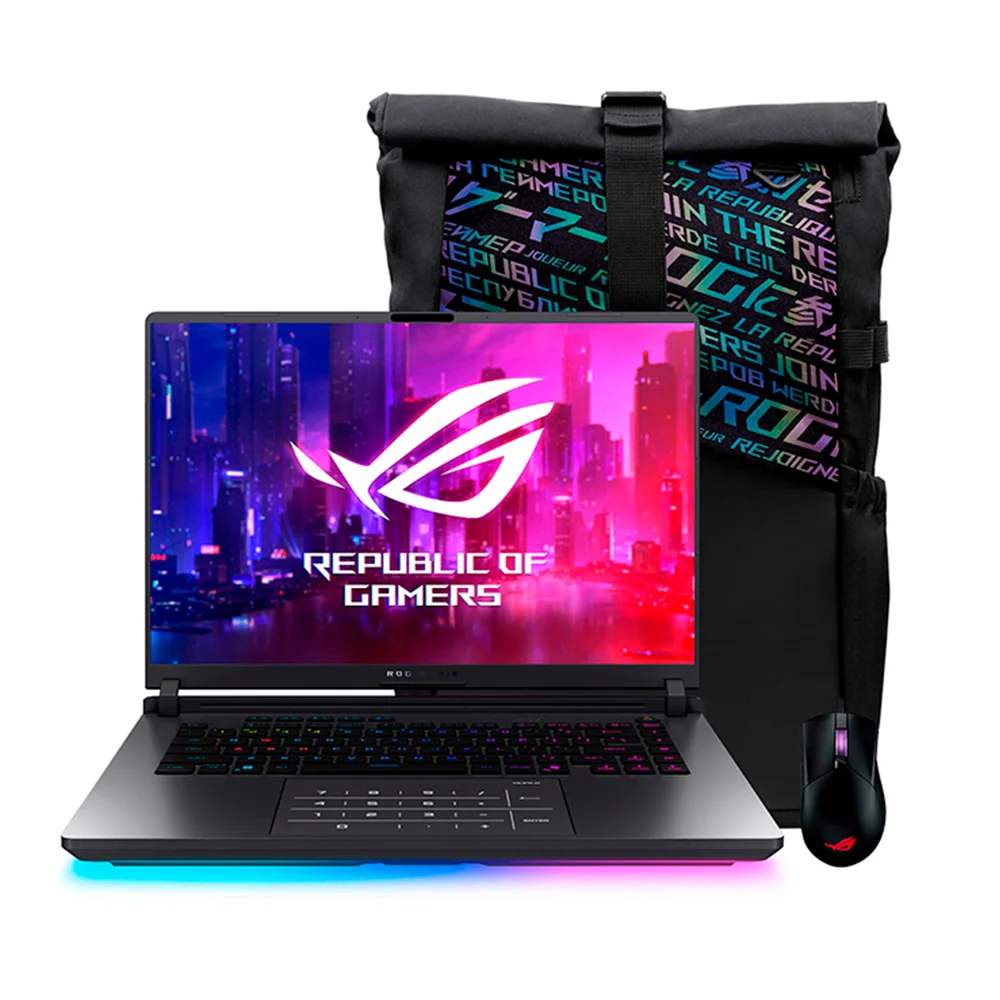 Laptop ASUS ROG Strix G16 16" WUXGA IPS | Core i9-14900HX | 16GB DDR5 | 512GB SSD | RTX 5060 8GB | G615JMR-RV396W