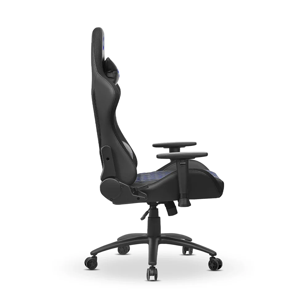 Silla Gamer Ergonómica Enkore Brain Blue Silla Gamer 2D (Terciopelo) ENC GC1004V