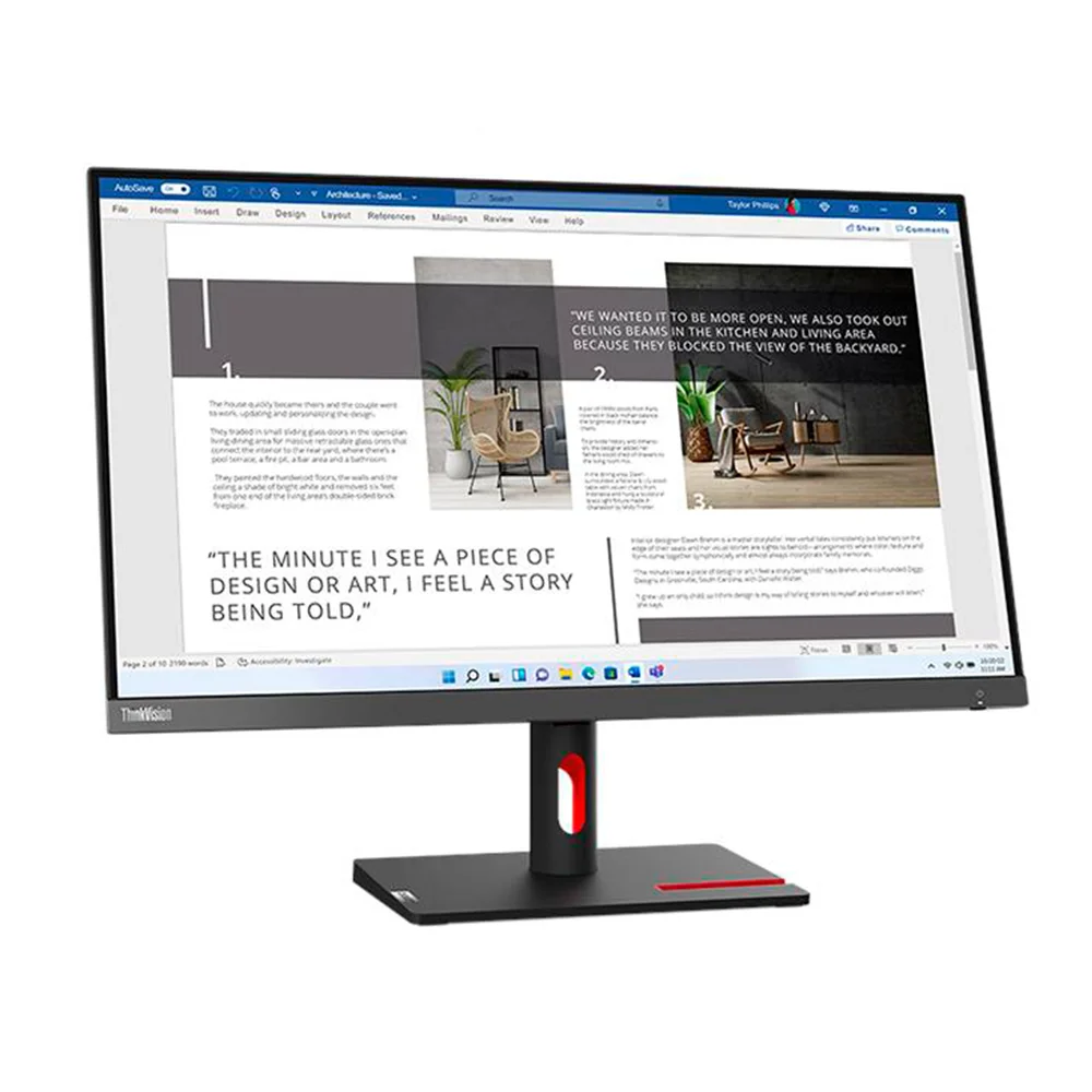 Monitor Profesional Lenovo ThinkVision S27i-30 27" FHD 1920x1080 IPS