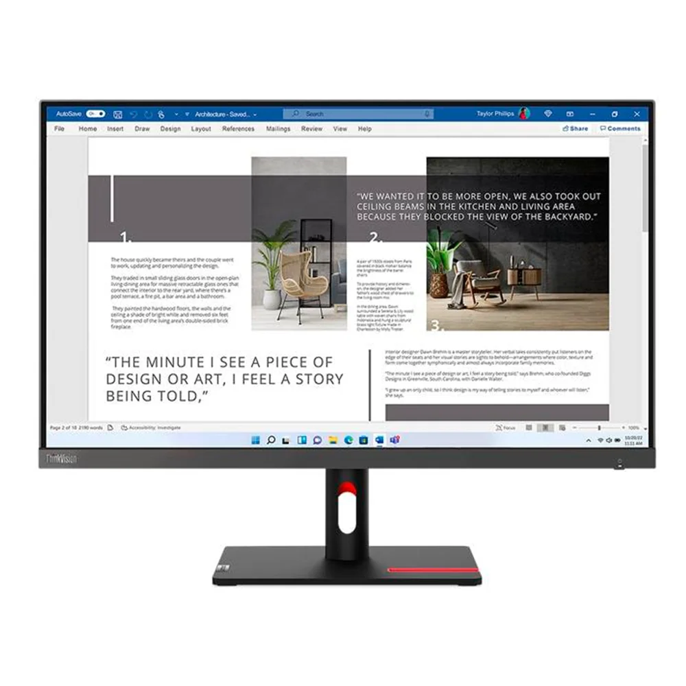 Monitor Profesional Lenovo ThinkVision S27i-30 27" FHD 1920x1080 IPS