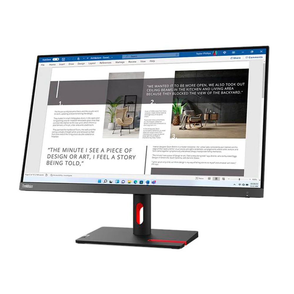 Monitor Profesional Lenovo ThinkVision S27i-30 27" FHD 1920x1080 IPS