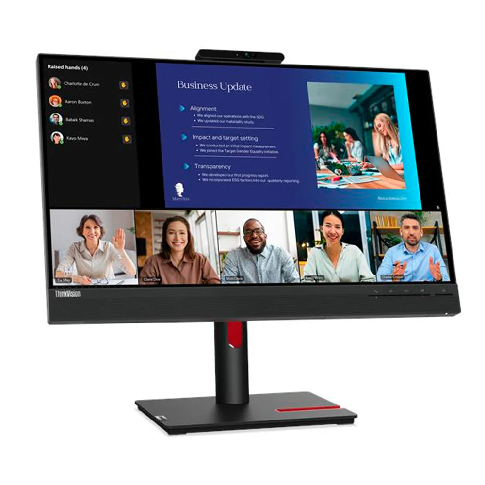 Monitor Profesional Lenovo ThinkVision T24v-30 23.8" FHD 1920x1080 IPS Ergonómico