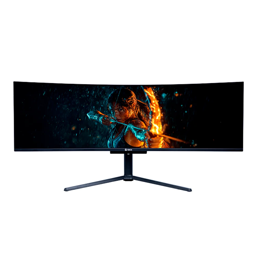 Monitor Curvo Gaming Teros TE-4921G 49" DQHD 5120x1440 QD-OLED Ergonómico USB-C 144Hz