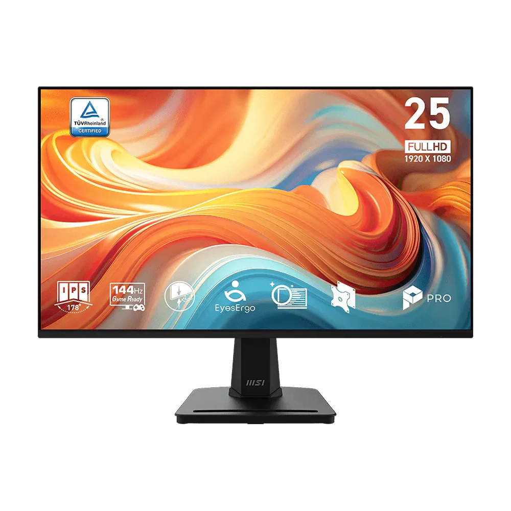 Monitor Profesional MSI PRO MP251 E14L 24.5" FHD 1920x1080 IPS 144Hz