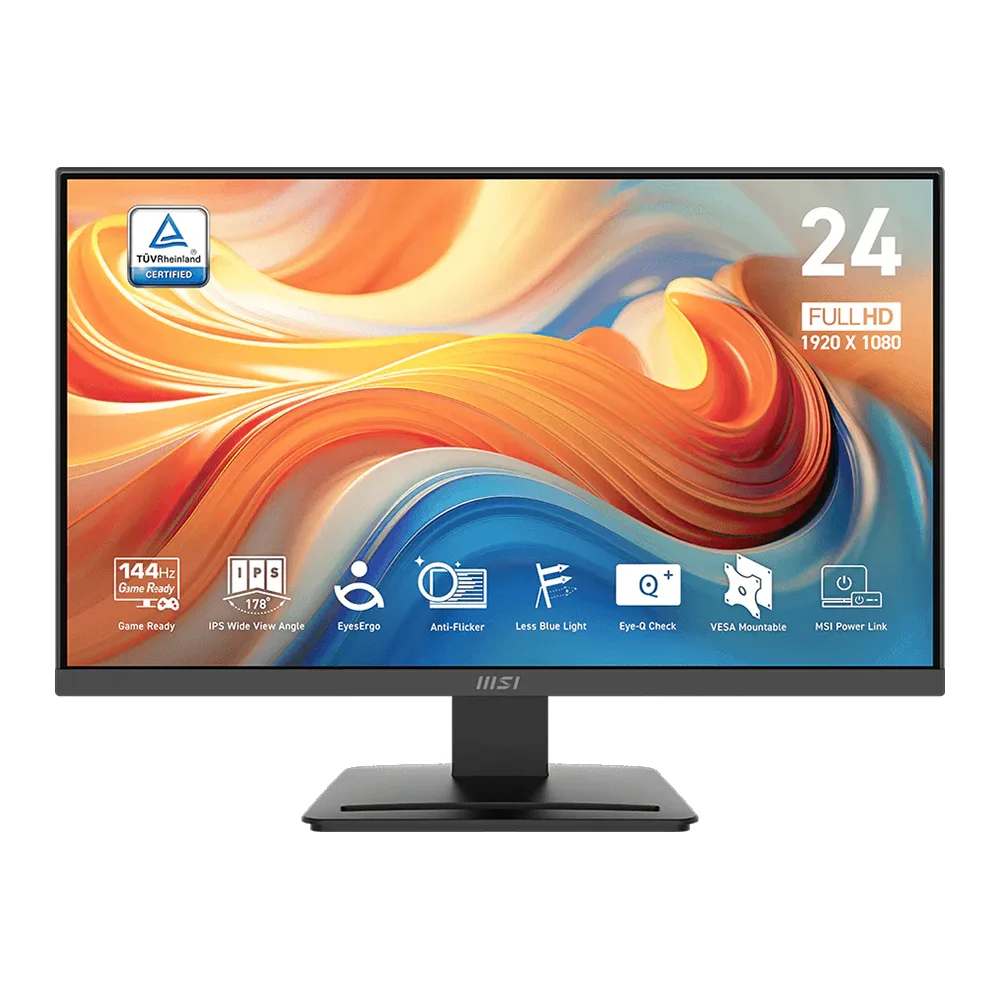 Monitor Profesional MSI PRO MP243L E14 23.8" FHD 1920x1080 IPS 144Hz