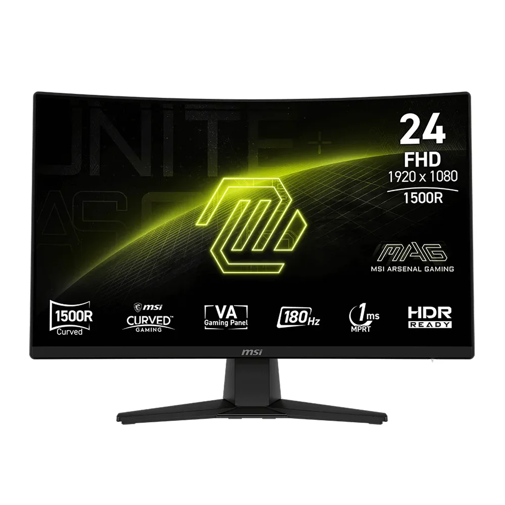 Monitor Curvo Gaming MSI MAG 242C 23.6" FHD 1920x1080 VA 180Hz