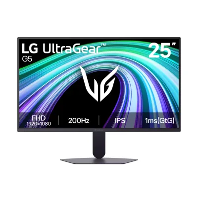 Monitor Gamer LG UltraGear G5 25" FHD 1920x1080 IPS 200Hz 1ms - 25G523B-B