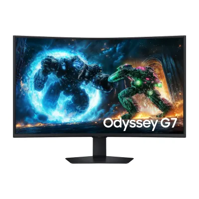 Monitor Gamer Samsung Odyssey G7 G75F 37" 4K Curvo 3840x2160 VA USB-C 165Hz - LS37FG756ENXZA
