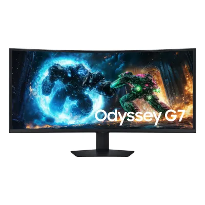 Monitor Gamer Samsung Odyssey G7 G75F 40" WUHD Curvo 5120x2160 VA USB-C 180Hz - LS40FG756ENXZA