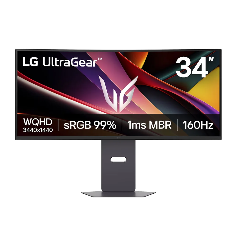 Monitor Gamer LG UltraGear 34" WQHD 3440x1440 Curvo 160Hz 1ms - 34G600A-B