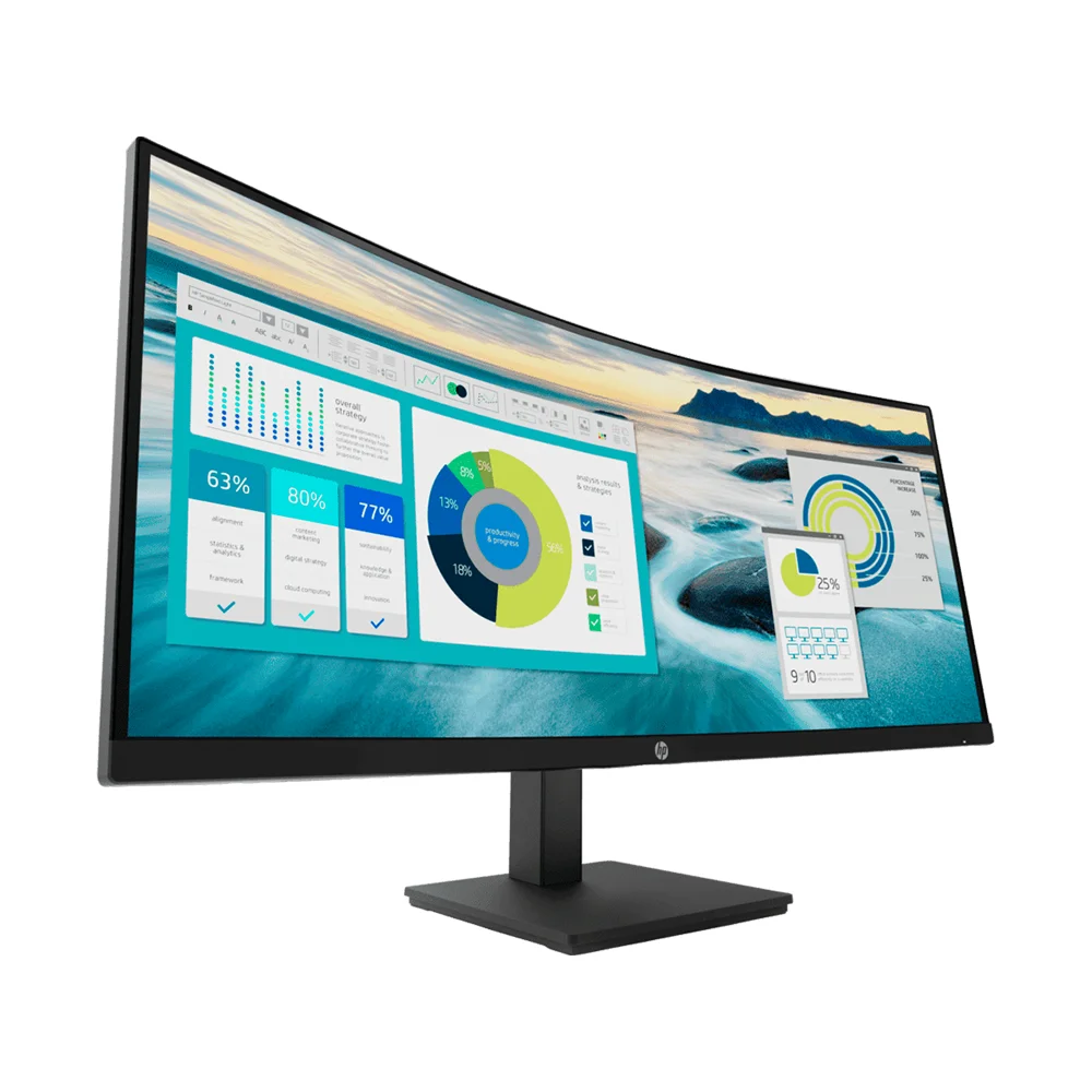 Monitor Profesional P34HC USB-C PD 34.0″ UWQHD 3440x1440 VA USB-C 100Hz