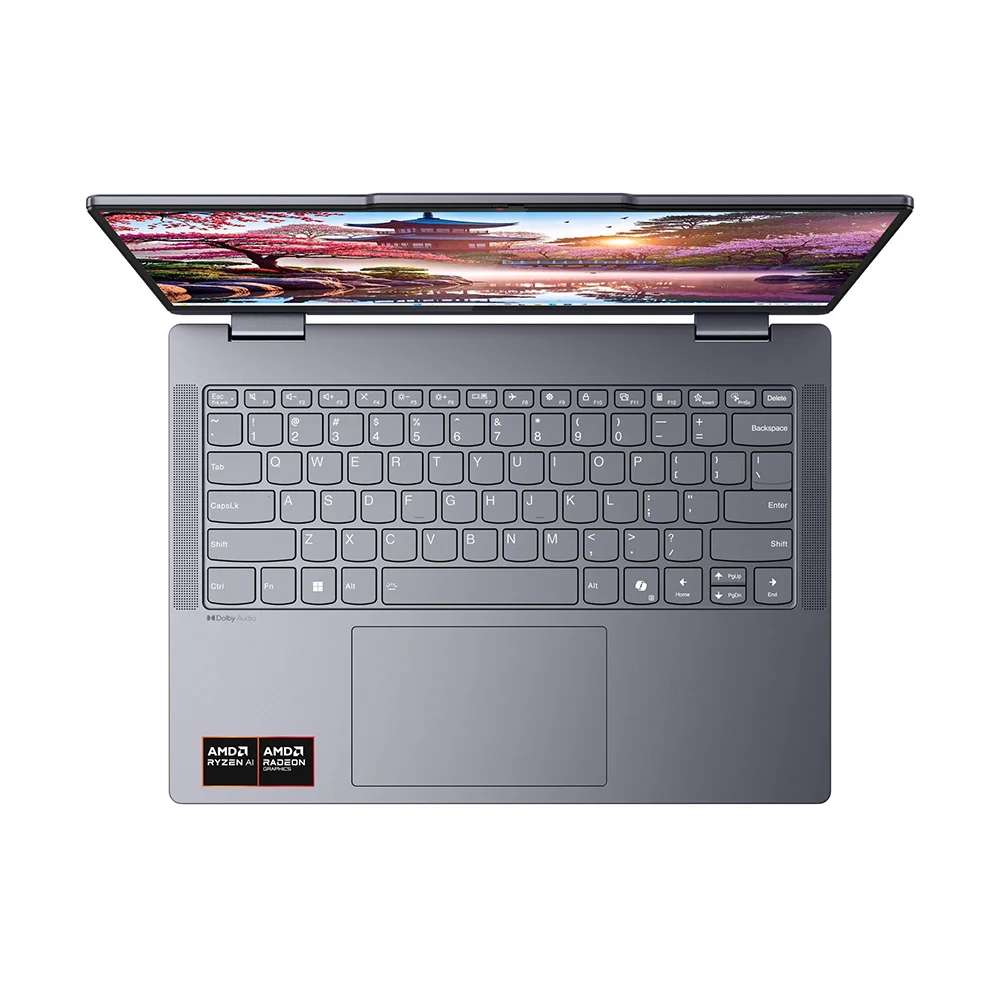 Laptop 2-en-1 Lenovo IdeaPad 5 - 14" WUXGA Táctil - AMD Ryzen 5 8645HS - 16GB - 512GB SSD - (83KT006PLM)